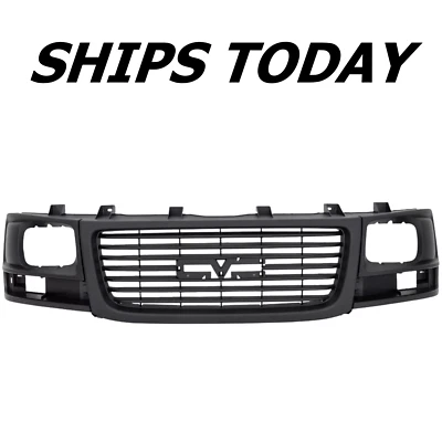 NEW Black Grille For 2003-2021 GMC Savana 1500 2500 3500 SHIPS TODAY - Image 1 of 4