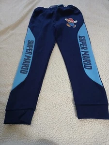 Super Mario Boy's Jogger Pant Size 8 Elastic waist new - Picture 1 of 5