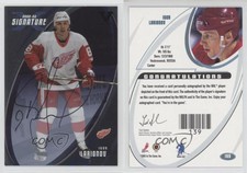 2002 ITG Be A Player Signature Series Signatures Vault Black Igor Larionov Auto