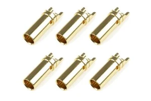 Team Corally Bullit Steckverbinder 3.5mm Buchse Vergoldet Ultra niedrigen Widers - Bild 1 von 1