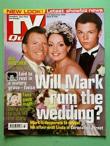 TV QUICK mag 9-September-2000 Coronation Street S Club 7 Big Brother PAUL FOX UK - Picture 1 of 2