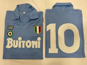 Maglia MARADONA NAPOLI BUITONI 10 1987/88 taglia adulti e bambini ricamata - Imagen 1 de 5