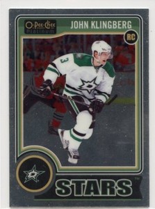 14/15 O-PEE-CHEE OPC PLATINUM ROOKIE RC #189 JOHN KLINGBERG STARS *45824