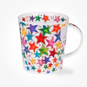 Brandneu Dunoon Lomond Dazzle Spots Fine Bone China Tassen Hergestellt in UK - Bild 1 von 2
