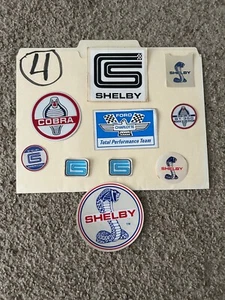 1960s Shelby American original group of factory decals an patches, group four. - Picture 1 of 2