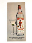 1979 Beefeater Gin PRINT AD First name for the Martini glass with Olive