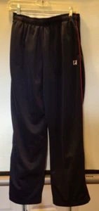 Boy’s FILA WORKOUT PANTS Navy Blue with Red Stripe Activewear Sweatpants Size XL - Picture 1 of 4