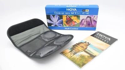 Hoya 58mm HMC Close-Up Lens Filter Set II +1 +2 +4 (15578) - Image 1 of 2