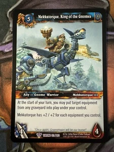 World of Warcraft TCG Trono 123/263 Mekkatorque, Rey de los Gnomos - Imagen 1 de 2
