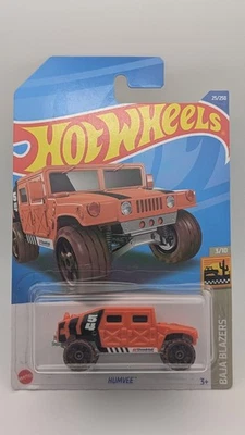 2021 HOT WHEELS BAJA BLAZERS HUMVEE 3/10 ORANGE #25/250 SEALED — 第 1/2 张图片