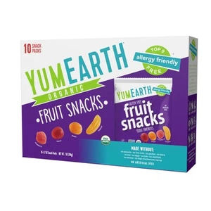 Organic Fruit Snacks Box 0.7 Ounce Pack of 10 - Picture 1 of 8