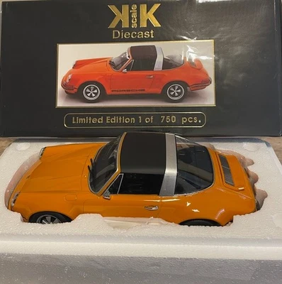 1:18 Limited Porsche 911 Singer Targa orange von KK-Scale mit OVP - Bild 1 von 4