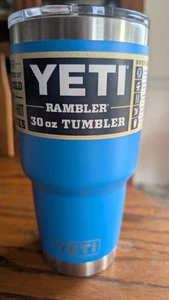YETI 30 oz. Rambler Tumbler with MagSlider Lid - Big Wave Blue - Picture 1 of 3