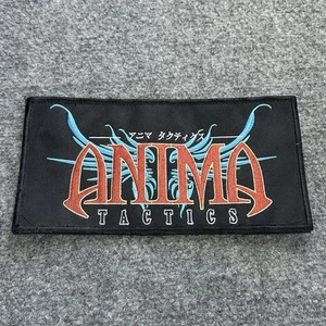 Vintage Anime “ANIMA TACTICS” Huge Original Patch (9.5”x 5”) Black Strap Back - Picture 1 of 8