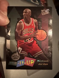MEDALLÓN DE ORO 1996/97 Fleer Ultra Michael Jordan “Step-It-Up”🔥 - Imagen 1 de 6