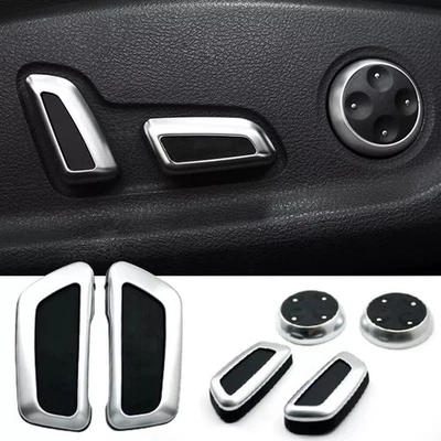 6Pcs Adjustable Knob Switch Cover for Car Seats For A3 For A4 A5 Q3 Q5 Models - Image 1 of 4