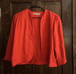 Vintage Givenchy Nouvelle Boutique Made In France Open Blazer Classic 80’s City - Picture 1 of 7