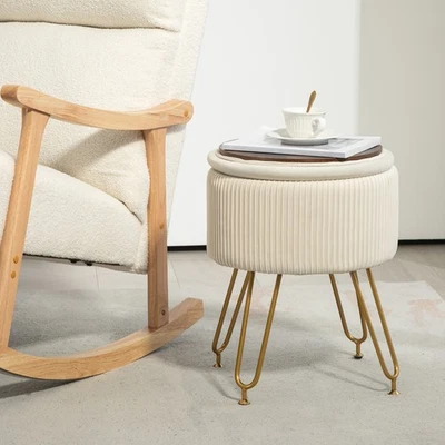 HOMCOM Sitzbank mit Stauraum, 2-in-1 Polsterbank mit Deckel Bettbank Stahlrahmen - Bild 1 von 4