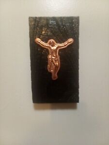 Copper wall art hand poured and polished 3D Jesus-999 fine copper 