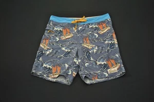 Patagonia Pataloha Badehose Shorts Herren 34 Katamaran Boot Wellen 11724T - Bild 1 von 5
