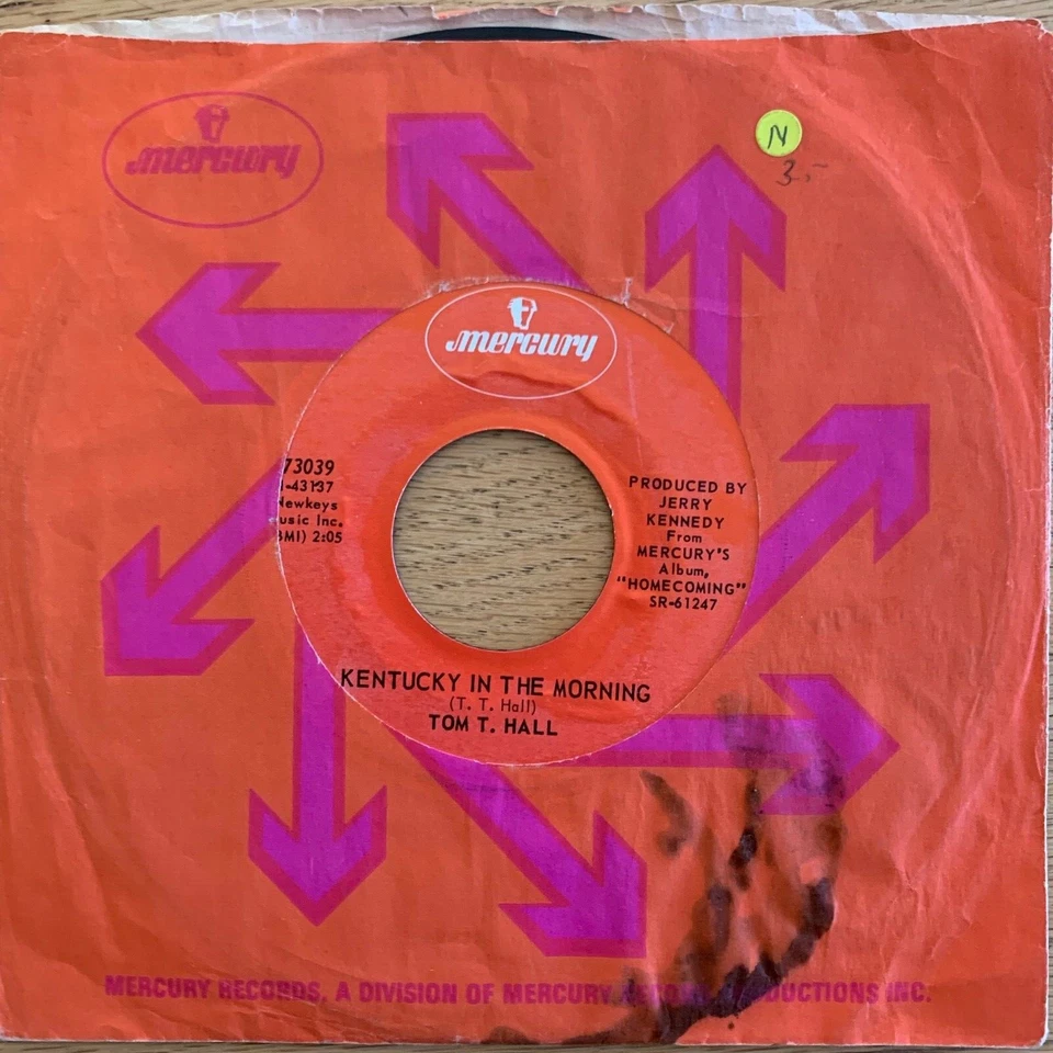 Tom T. Hall - Shoeshine Man // 7" - 1. US-Pressing 1970 - Bild 1 von 1