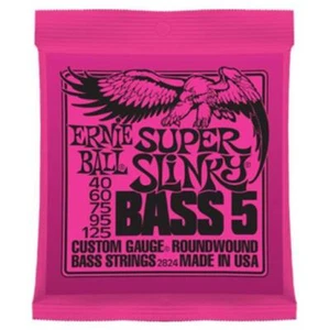 Cuerdas de bajo de 5 cuerdas Ernie Ball Super Slinky - herida de níquel - Imagen 1 de 1