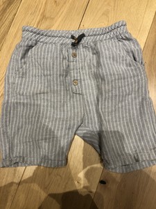 boys linen dungarees
