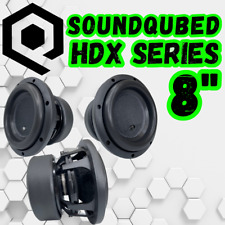 Soundqubed 8" HDX Series Subwoofers 1700 Watts Max power Car Audio Sub