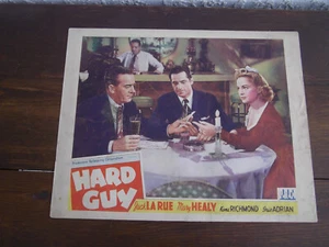 HARD GUY - Orig. Tarjeta de lobby de película criminal - 1941 en muy buen estado - Imagen 1 de 10