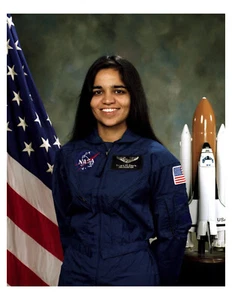 1995 NASA Astronaut Kalpana Chawla 8x10 Portrait Photo On 8.5" x 11" - Picture 1 of 1