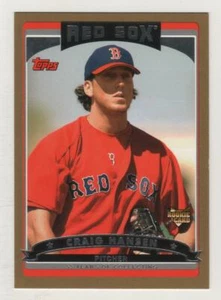 2006 Topps Gold BB #618 Craig Hansen Red Sox RC BV$8 ####/2006 - Picture 1 of 1