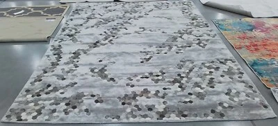 GREY / IVORY 9'-0" x 12'-0" Back Stain Rug, Reduced Price 1172773038 MAN101A-9 - Imagem 1 de 4