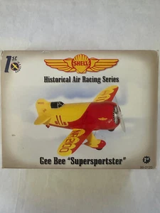 Kipp Brothers Shell Airplane Gee Bee Supersportster NR2100 With Original Box - Picture 1 of 7