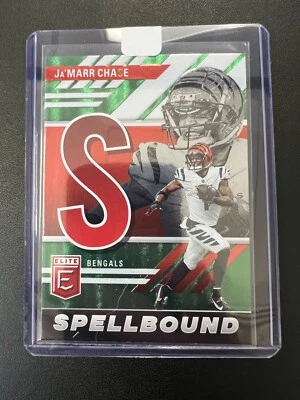 Ja'Marr Chase 2023 Panini Donruss Elite Football #SB-JC4 SPELLBOUND "S" - Image 1 of 3