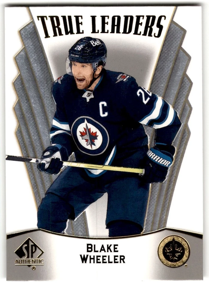2021-22 SP Authentic True Leaders Blake Wheeler #TL-19 - Image 1 of 2