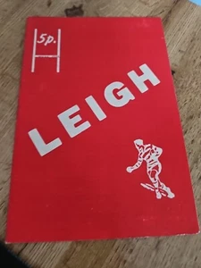 Leigh V Hull FC 1972 16th January Rugby League Programme - Picture 1 of 3