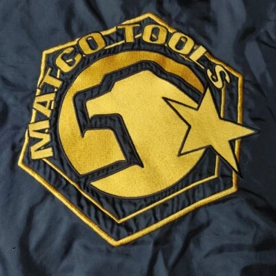 Matco Tools Jacket Mens Large Nylon Bomber Good As Gold II Embroidered Logo Vtg - Image 1 of 4