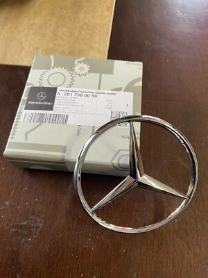 Genuíno Mercedes Benz 190E 300D E300 E500 tampa do porta-malas emblema estrela - Imagem 1 de 3