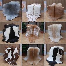 Luxurious Goat Skin Rugs Real Leather Soft Texture Animal Print Home Decor Rugs
