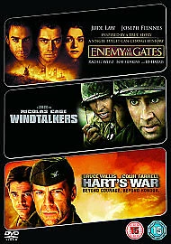 Enemy At The Gates/ Windtalkers/ Hart's War (DVD, 2009)