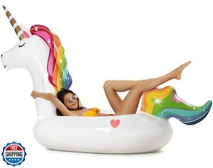 VICKEA Inflatable Pool Floats for Adults and Kids, Water Unicorn Pool Float f - Picture 1 of 5