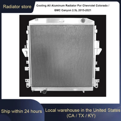 Cooling All Aluminum Radiator For Chevrolet Colorado / GMC Canyon 2.5L 2015-2021 Foto 1 de 4