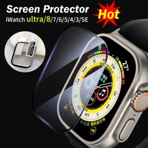 Fr Apple Watch Ultra 10 9 8 7 6 49/41/4544404246 Tempered Glass Screen Protector - Picture 1 of 7
