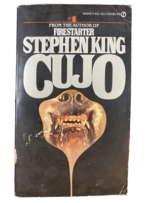 Cujo ~ Stephen King ~ 1st Ed. 1st  Printing Signet PB # AE1729 ~ August, 1982 — 第 1/4 张图片