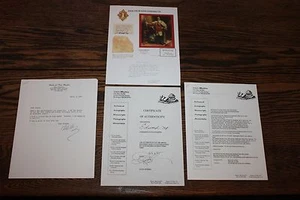 COA Authentic and Certified King Edward VII 7th Hair Sample Piece Memorabilia - Picture 1 of 8