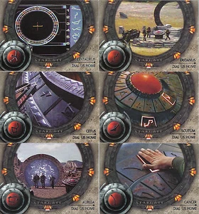 STARGATE SEASON FOUR DIAL US HOME SET OF SIX - Picture 1 of 1