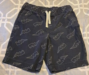 Arizona Boy's  Black Lightning Bolt Shorts Sz 14 Husky - Picture 1 of 4
