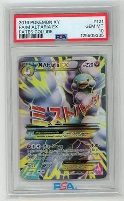 Pokemon TCG - M Altaria EX 121/124 - Fates Collide - PSA 10 - Image 1 of 2
