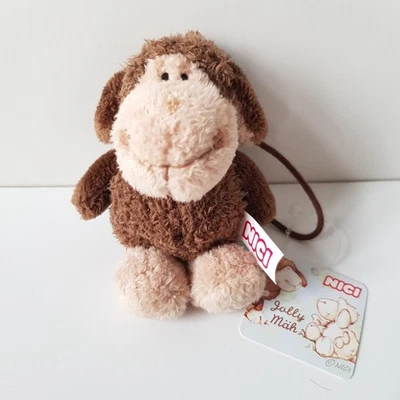 Nici Schlüsselanhänger Schaf braun Anhänger Plüschtier Kuscheltier Stofftier - Bild 1 von 4