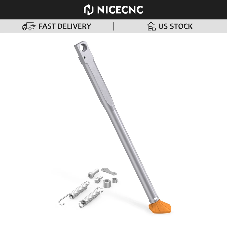 Para KTM 250 EXC 1998-2007 Soporte Lateral Pata de Cabra Aluminio Forjado + Plástico ABS Nuevo Foto 1 de 4